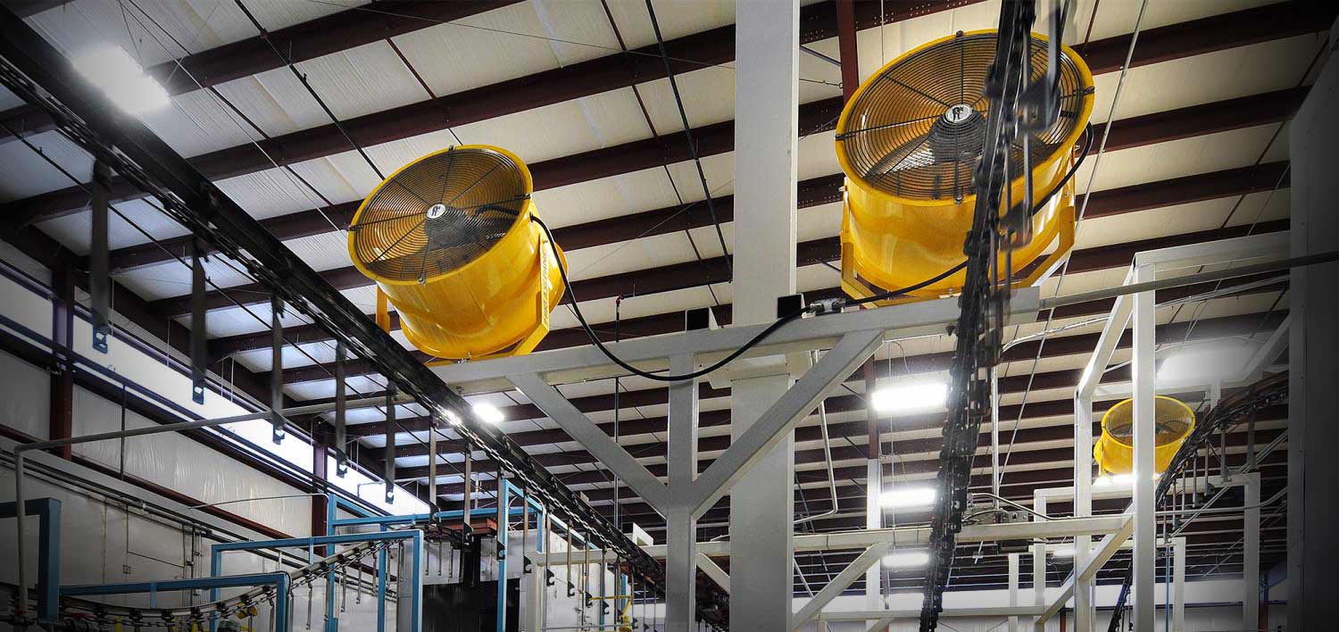 Industrial Column Fans from Carolina Handling