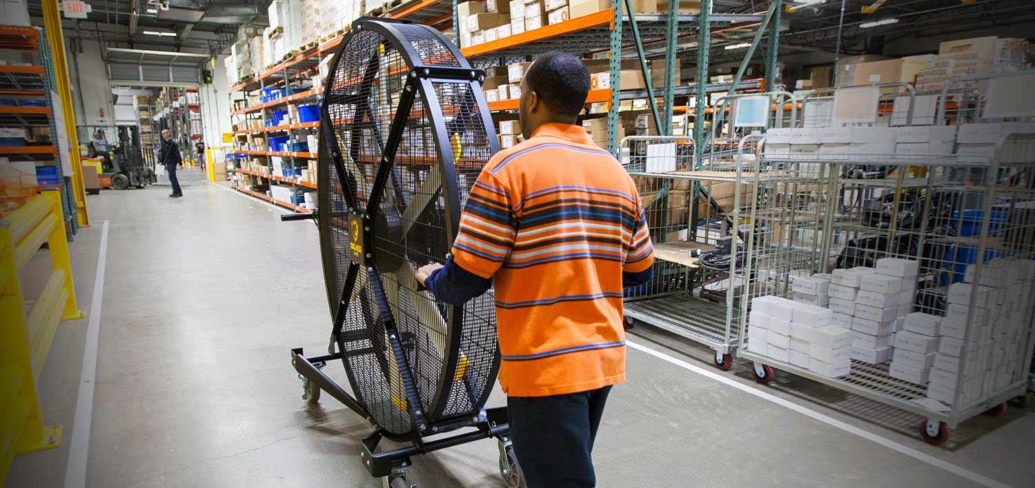Mobile Warehouse Fans from Carolina Handling