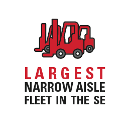 narrow aisle forklift fleet largest narrow aisle forklift fleet
