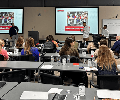 Carolina Handling training classroom.