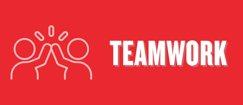 A core value is teamwork