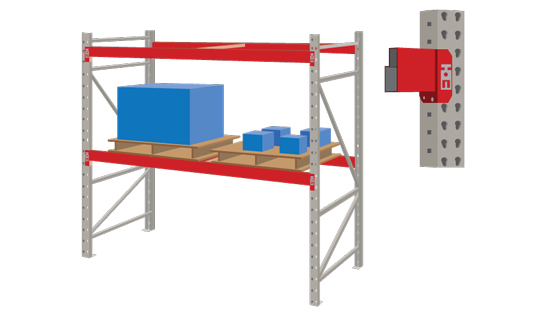 Roll Formed Industrial Racking for Warehouses from Carolina Handling