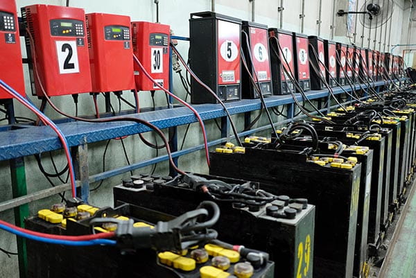 Forklift Battery Conventional Charging