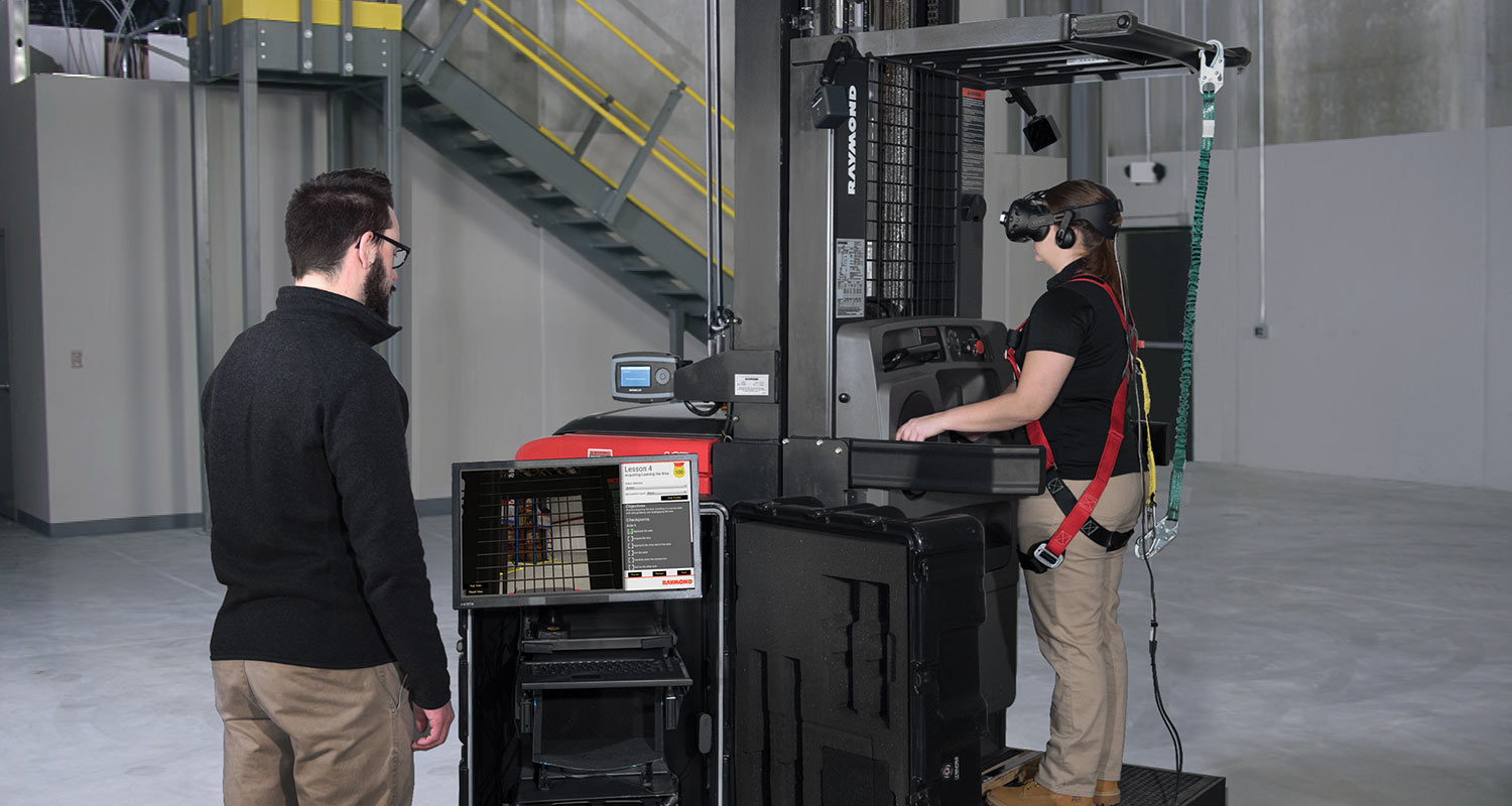 Virtual Reality Forklift Training Simulator | Raymond Corporation