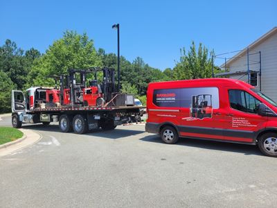 Carolina Handling Donates Equipment