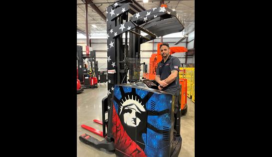 Patriotic Forklift