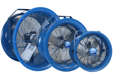 high velocity fans | warehouse fans | material handling products