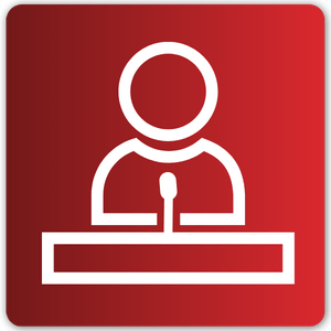 person speaking icon