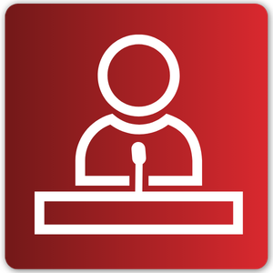 person speaking icon