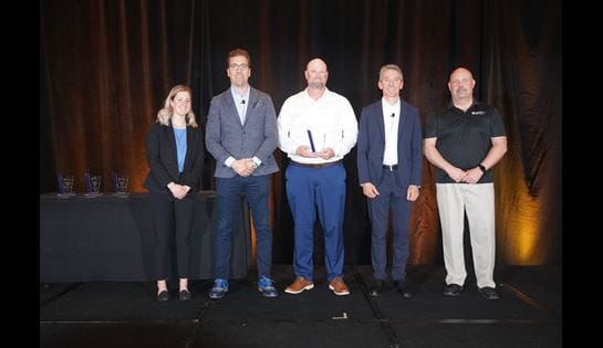 Carolina Handling team receives Safety Award.