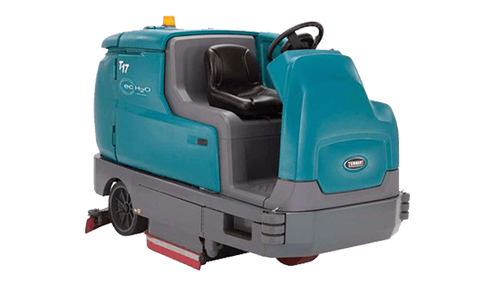 floor scrubber t17 tennant scrubbers battery powered rider sweepers igteco burnishers extractors carpet