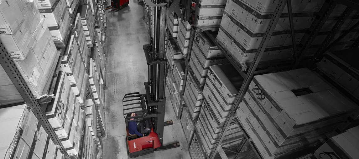Reach Fork Trucks Raymond Narrow Aisle Forklifts