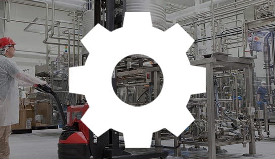 food processing, industry solutions, forklift application