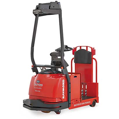 automatic forklift, Raymond Courier, Automated Tow Tractor