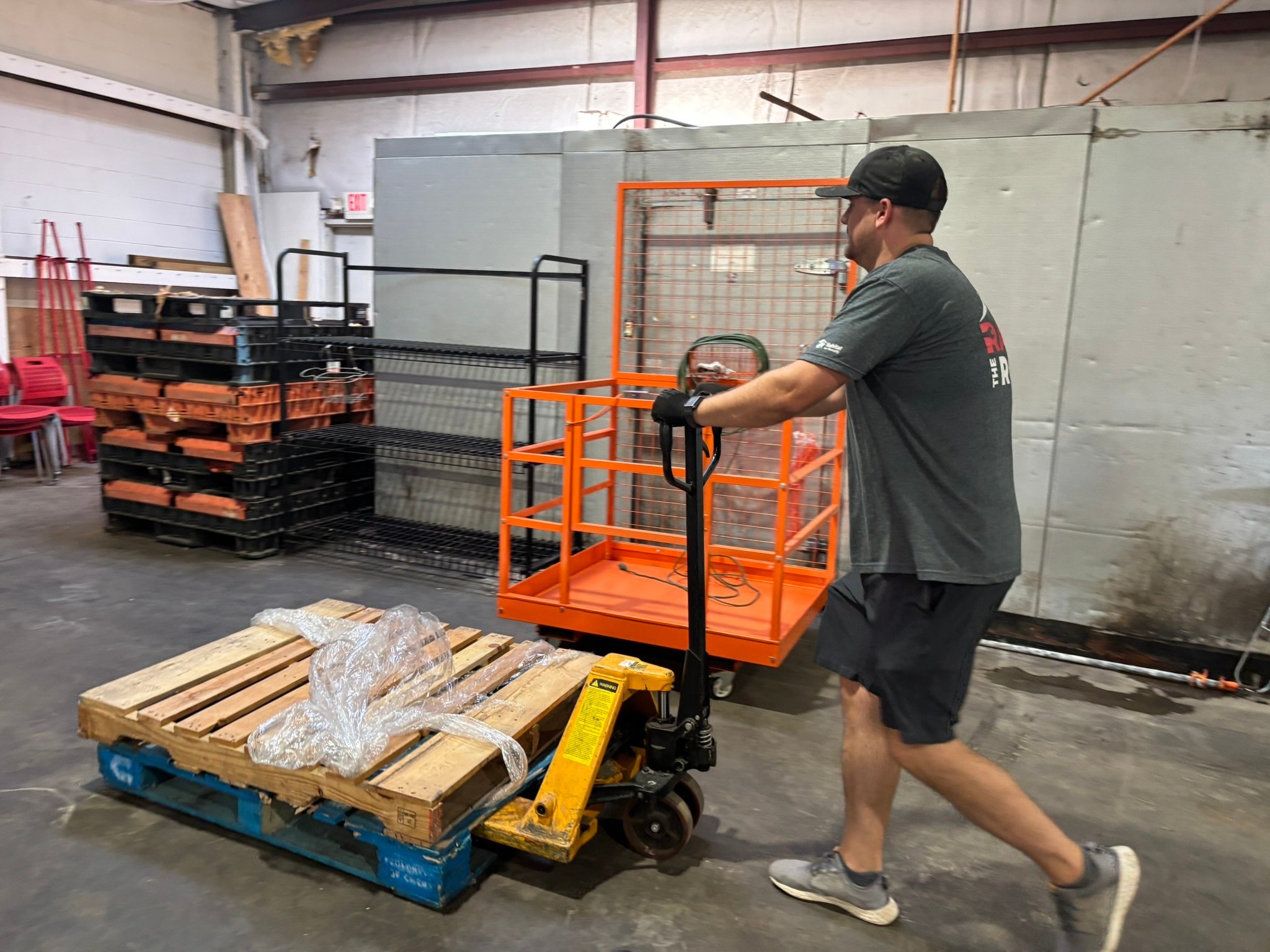  Carolina Handling associates helped Salvation Army staff remove unnecessary materials 