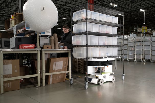 Vector with Cart Courtesy Locus Robotics